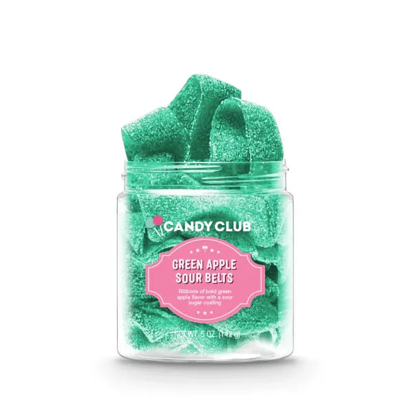 Candy Club Green Apple Sour Belts