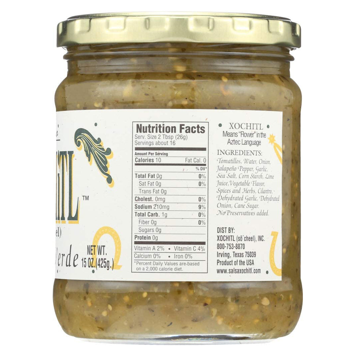 Salsa Asada Verde (MEDIANA)
