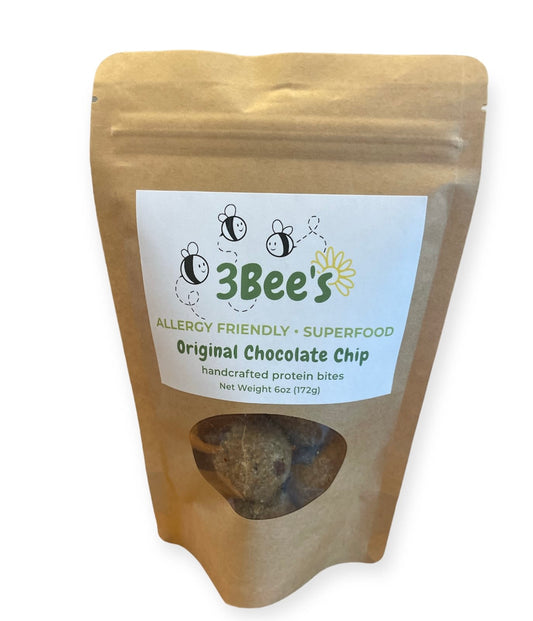 3Bee's Protein Bites 3 Bees Protein Bites | Allergy Friendly Superfood - Original Chocolate