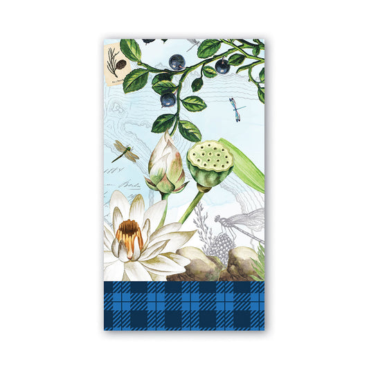 Michel Design Works By the Lake hostess napkins, duck and fish lakeside design