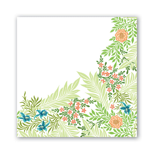 Michel Design Works Poppies and Posies luncheon napkins, bright summer poppy design
