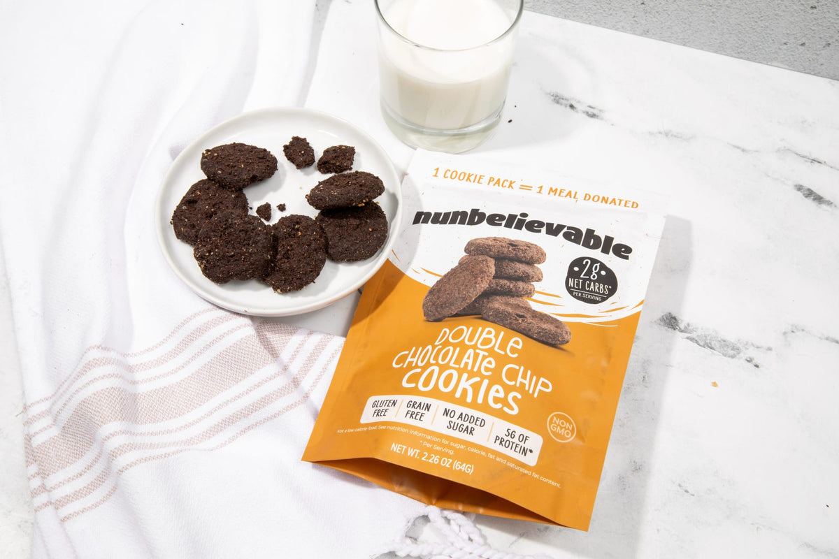 Nunbelievable Low Carb, Gluten Free Double Chocolate Chip Cookies NUNB-KTO-DC-006-R