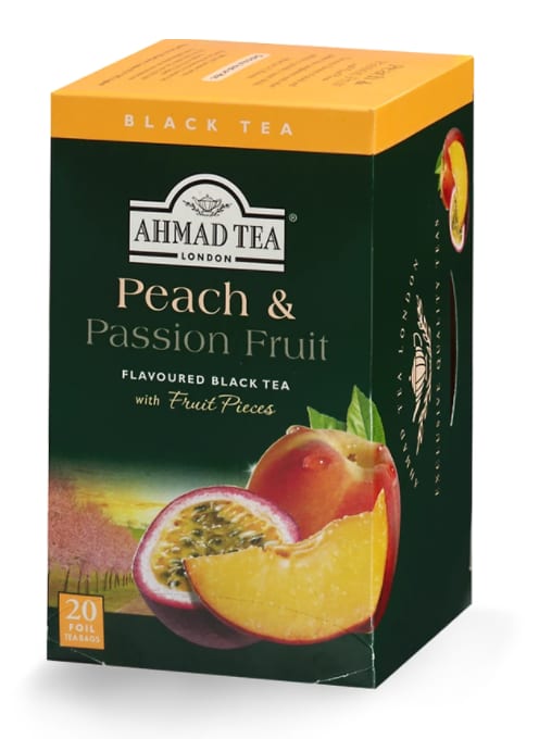 Ahmad Tea Fruit Black Teas - Peach & Passionfruit