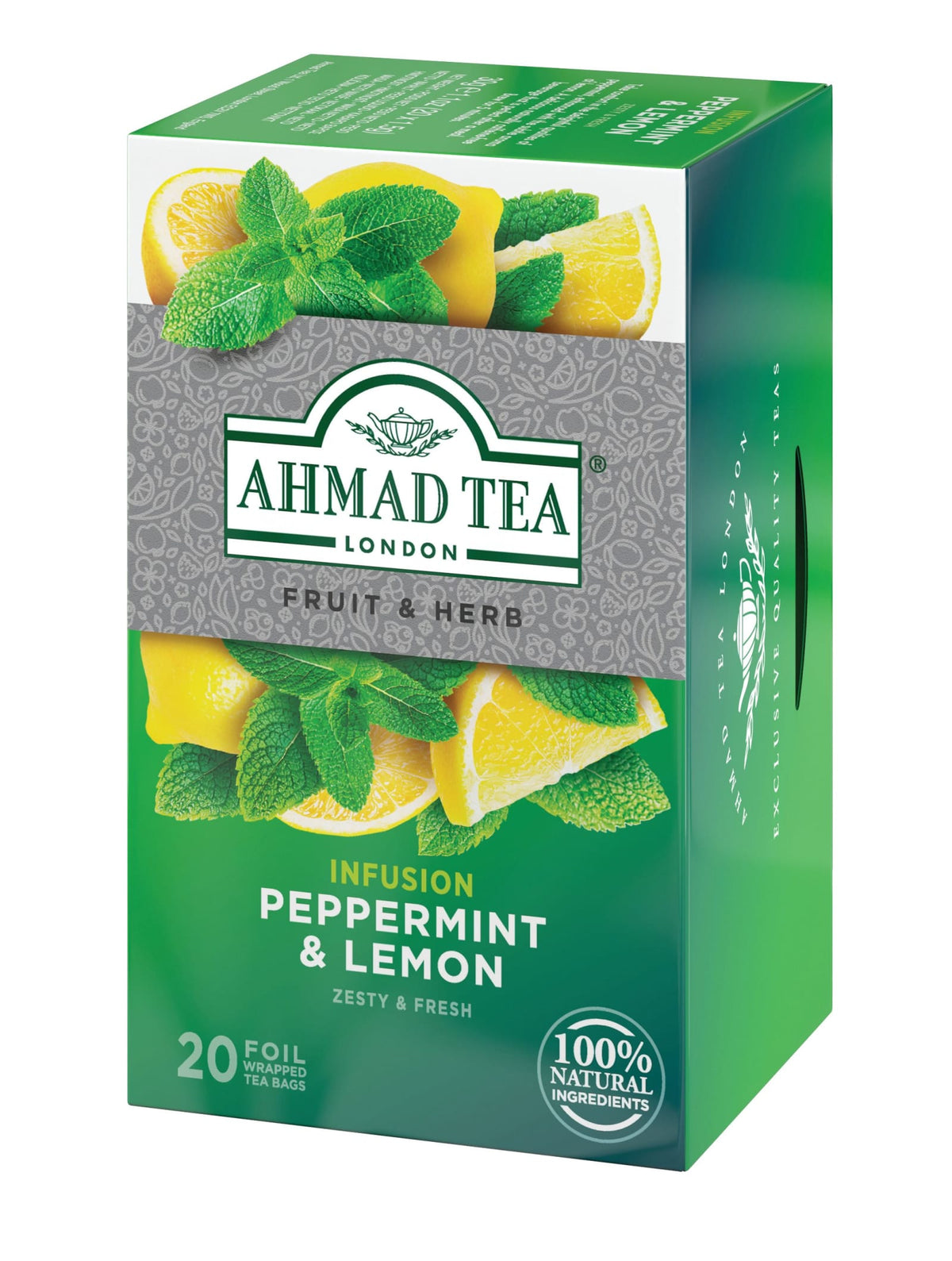 Ahmad Tea Fruit and Herbal Infusions - Peppermint & Lemon