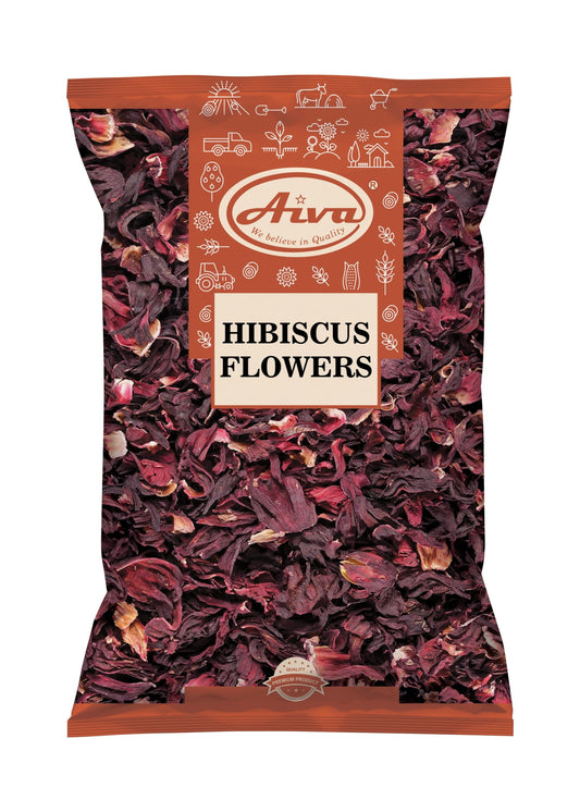 Aiva Products Hibiscus Flowers Dried Whole Petals Bulk | 400 GM (Pack of 10)
