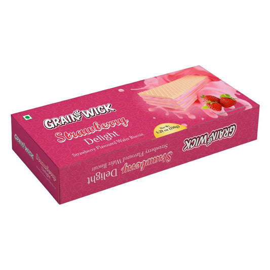 Aiva Products Aiva Strawberry Wafer Biscuit 5.29 OZ (Pack of 12)