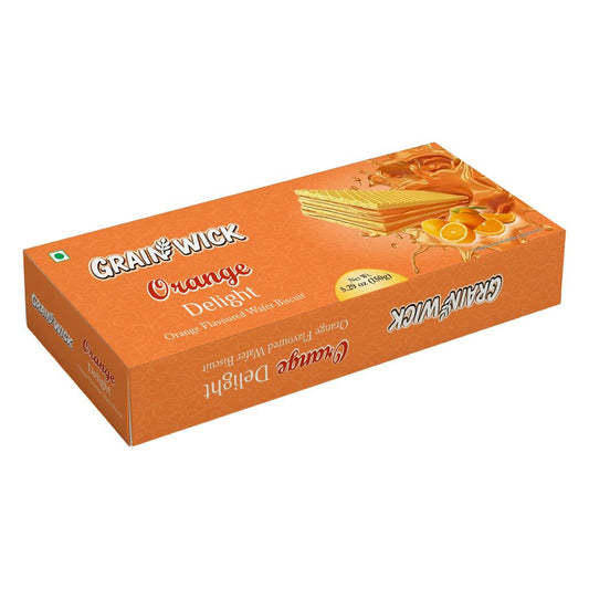 Aiva Products Aiva Orange Wafer Biscuit 5.29 OZ (Pack of 12)