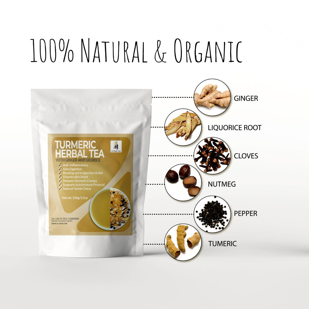 Turmeric Herbal Tea LO-TUR01-I