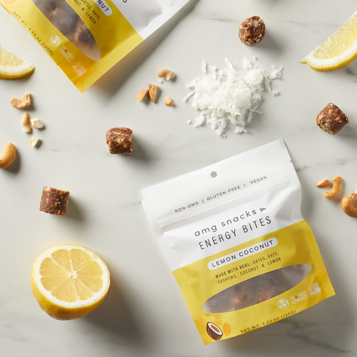 AMG Snacks 4.3oz Energy Bites - Lemon Coconut