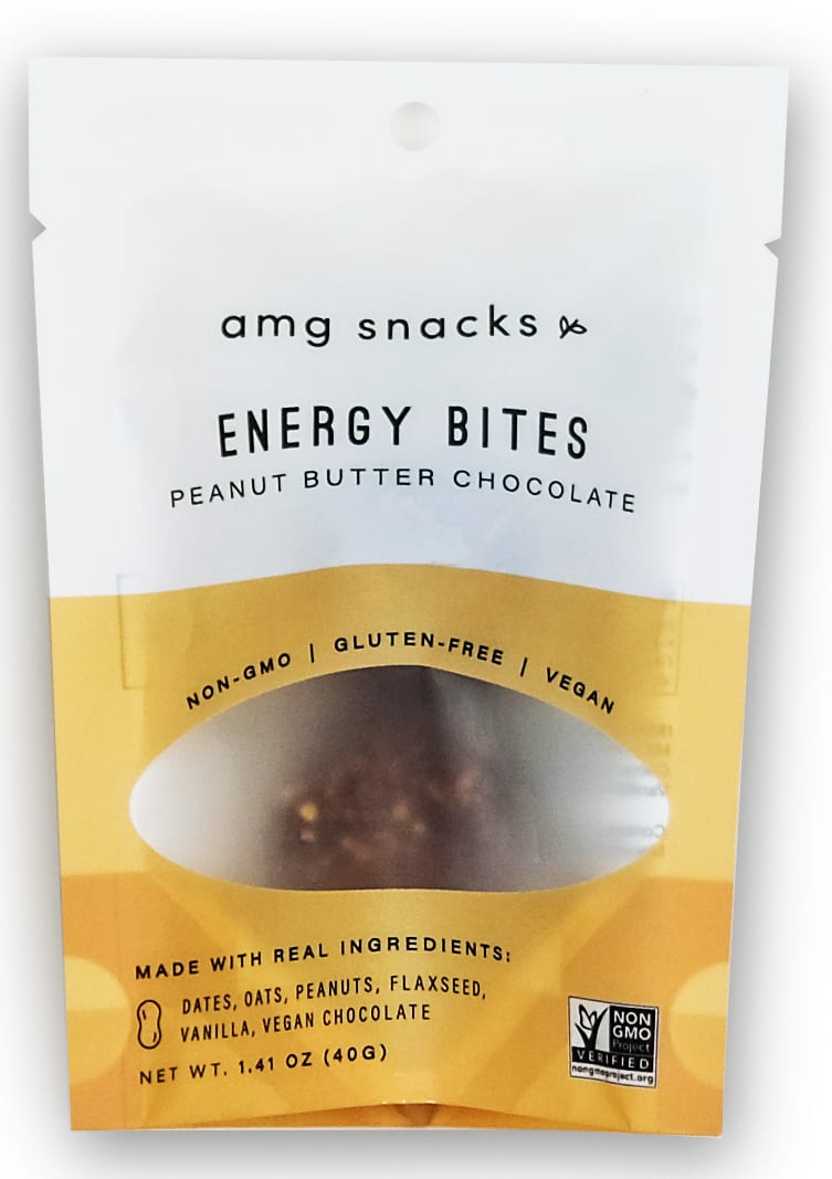AMG Snacks 1.4oz Energy Bites - Peanut Butter Chocolate Chip