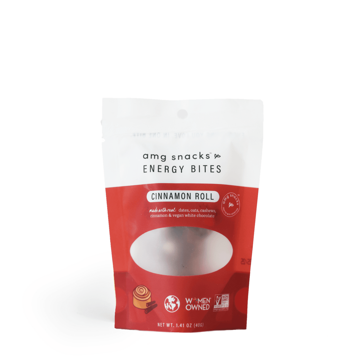 AMG Snacks 1.4oz Energy Bites - Cinnamon Roll