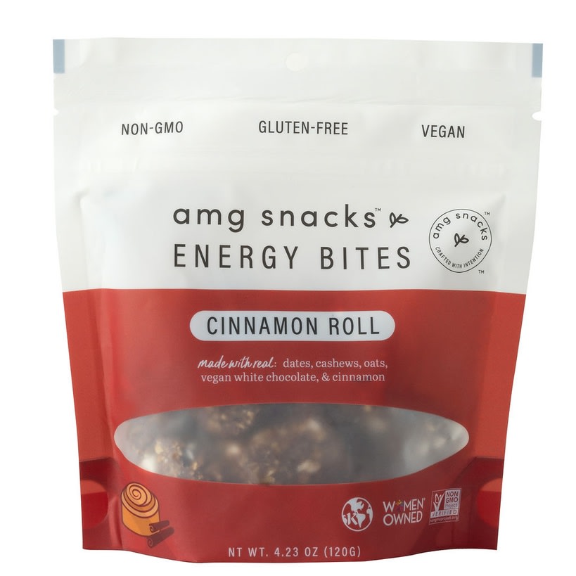 AMG Snacks 4.3oz Energy Bites - Cinnamon Roll