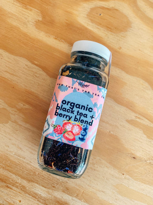 And That's The Tea Co Organic Black Tea Berry Blend Loose Leaf Tea