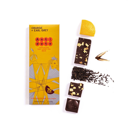 Antidote Antidote Chocolate QUEEN O: ORANGE & EARL GREY 70%