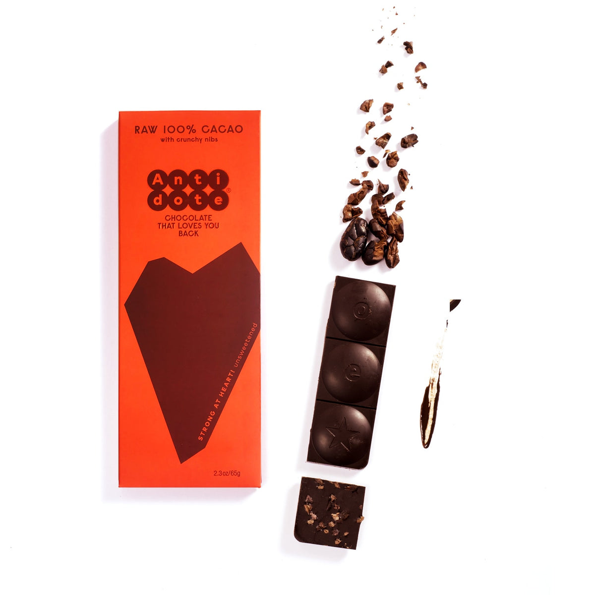 Antidote Antidote Chocolate TONA: RAW 100% CACAO + NIBS