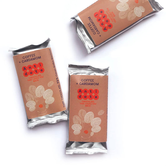 Antidote Mini Bars - Kakia: Coffee + Cardamom 73%