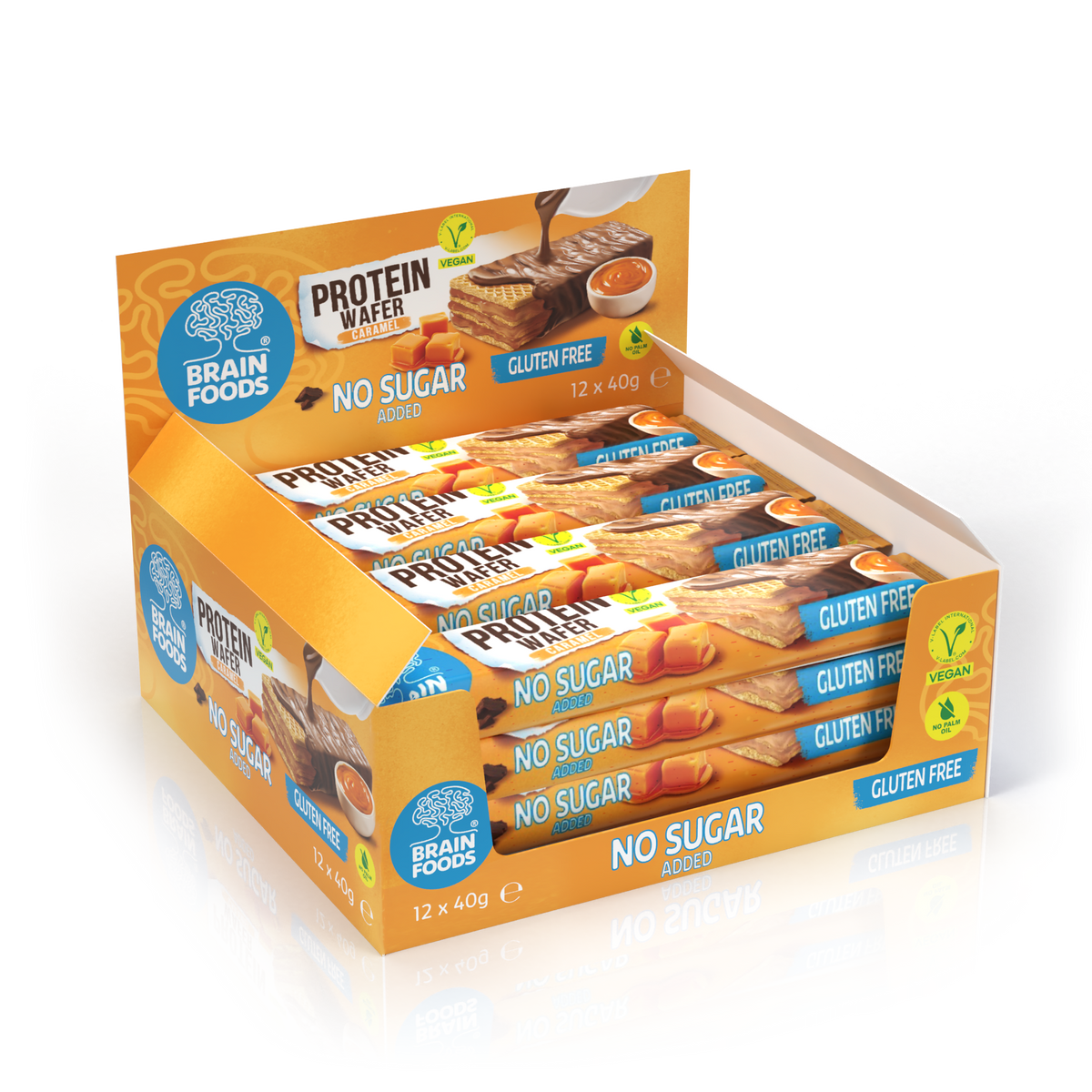 Brain Foods Wafers 13800501316792 144 ct Case