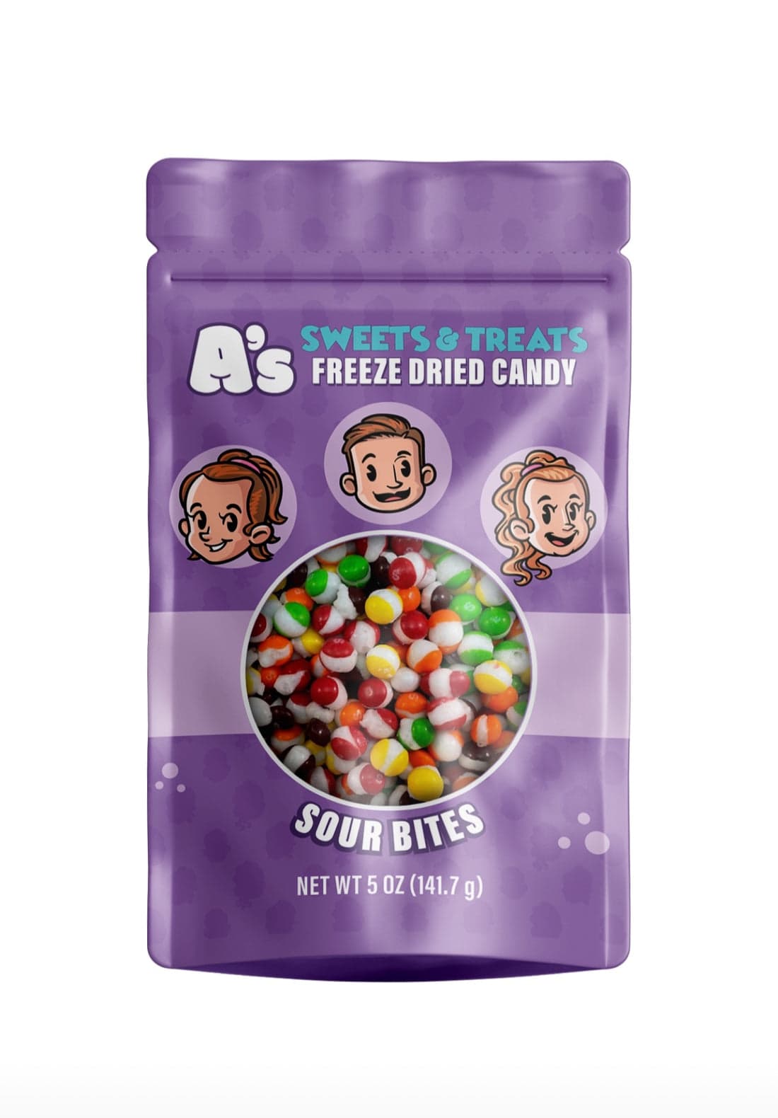 A's Sweets & Treats 5oz Freeze Dried Candy - Sour Bites