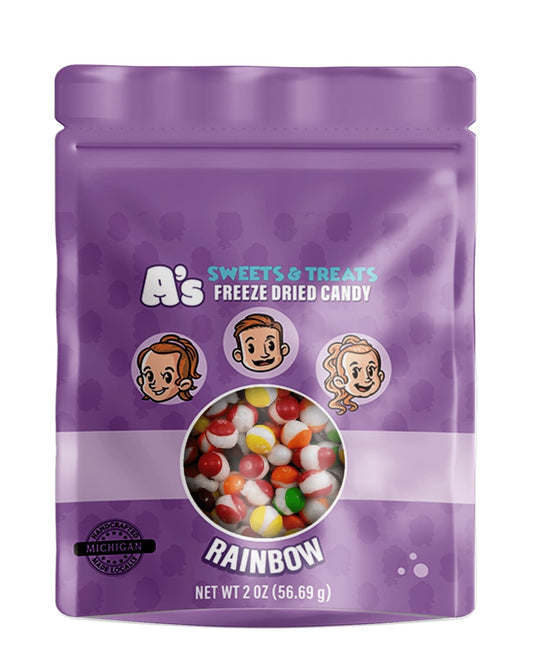 A's Sweets & Treats 2oz Freeze Dried Candy - Rainbow Bites