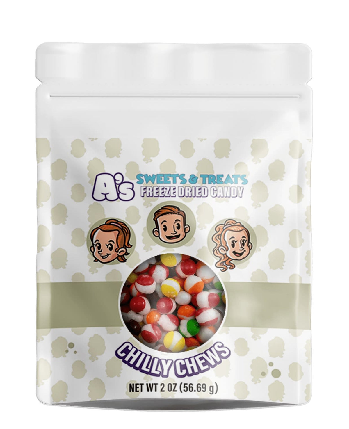 A's Sweets & Treats 2oz Freeze Dried Candy - Chilly Chews
