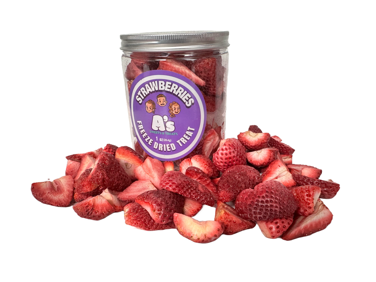 A's Sweets & Treats Freeze Dried Strawberries