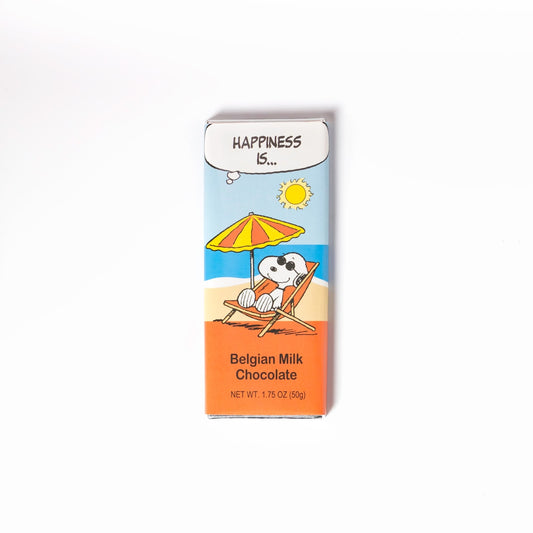 Astor Chocolate Peanuts Travel 1.75oz Bars - Snoopy Beach - Milk Chocolate