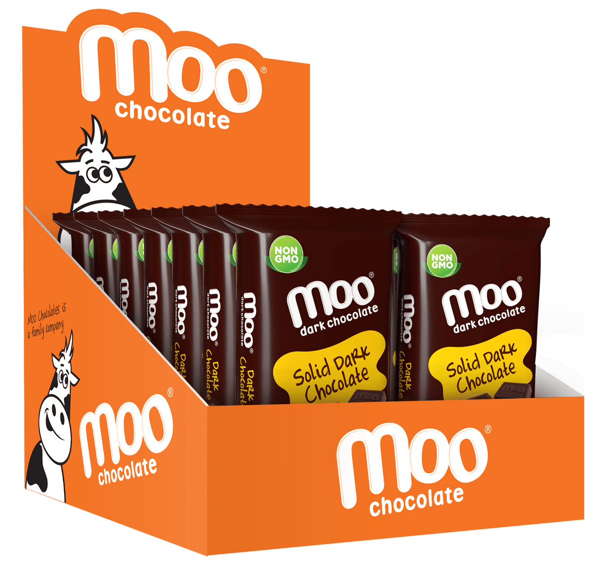 Natural Dark Chocolate Mini Bars, 0.7 oz 000