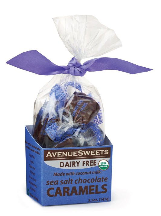 AvenueSweets Dairy Free Sea Salt Chocolate Caramels 5.2oz