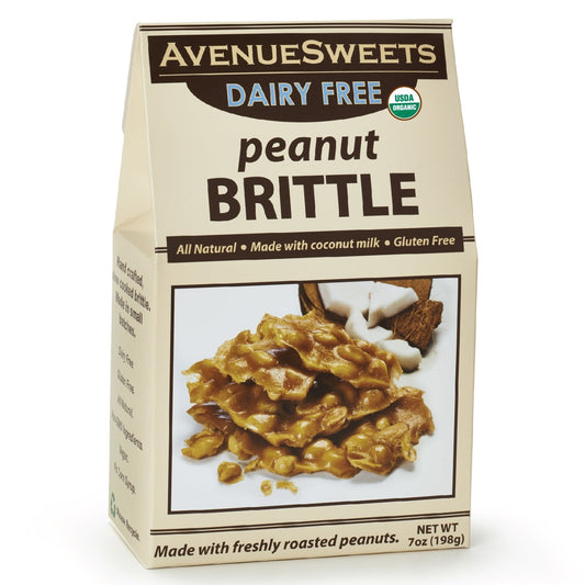 AvenueSweets Dairy Free Peanut Brittle 7oz Box