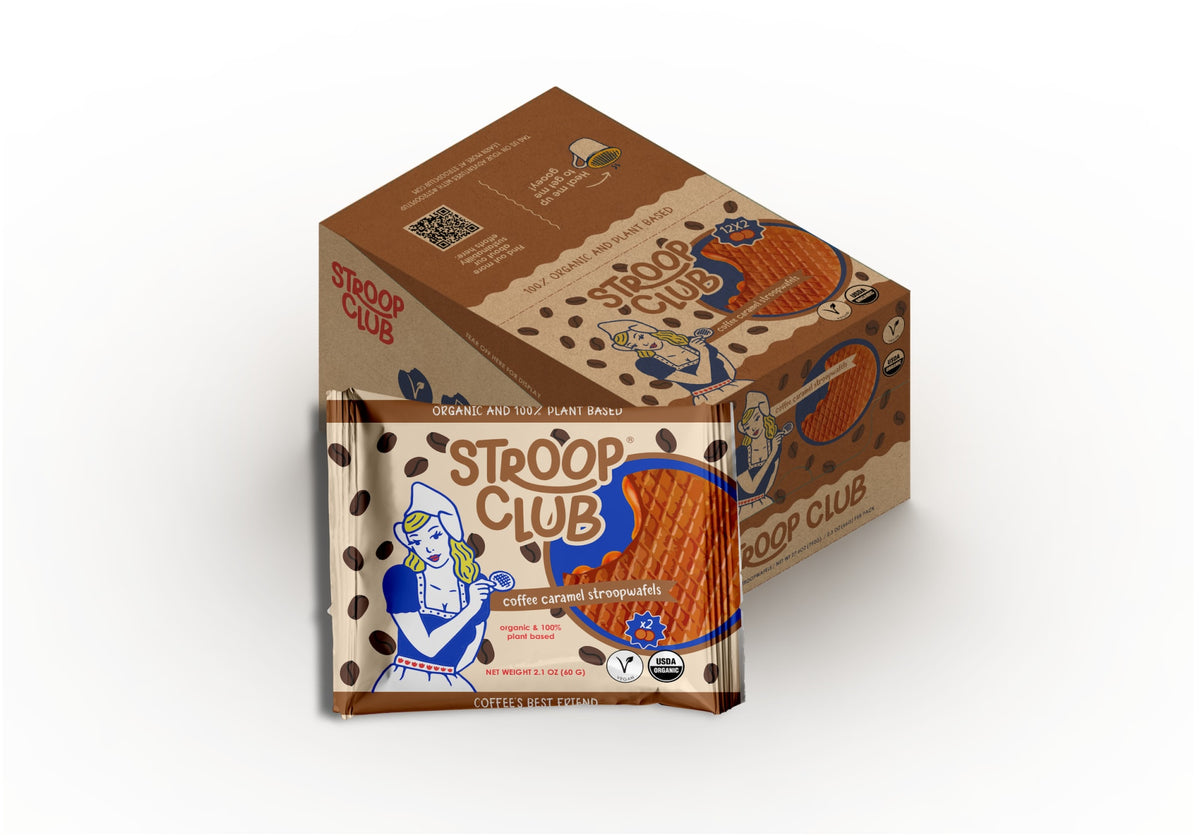 Organic and Plant Based Stroopwafel 2-Pack COF12X2MC