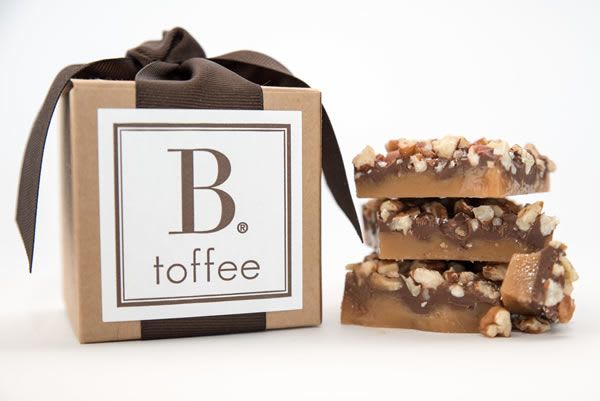 B. toffee Kraft Boxes - Milk Chocolate