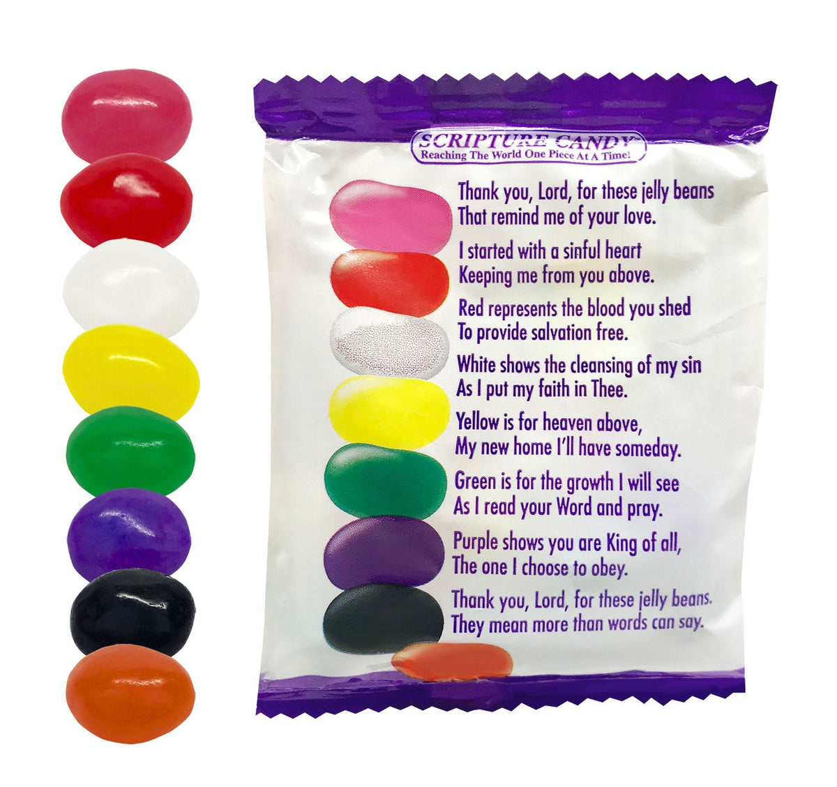 Scripture Candy, The Jelly Bean Prayer Jumbo Bag, 17 Pieces 641520010171