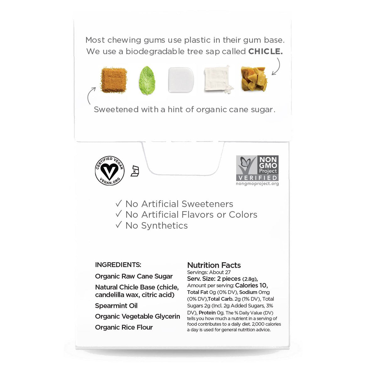 Natural Chewing Gum Bulk Pack 852466006597