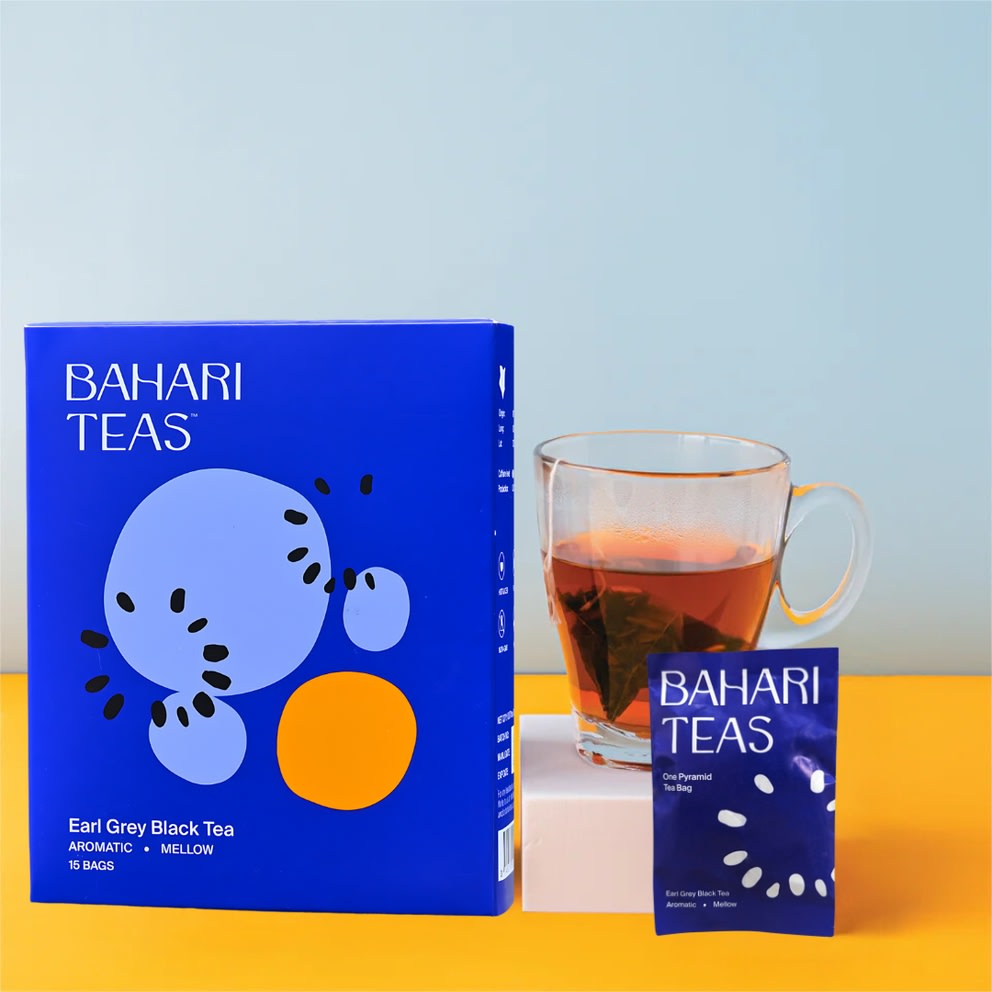 Bahari Teas Tea Bags - Kenyan Grown Earl Grey Black Tea - Bergamot Infused