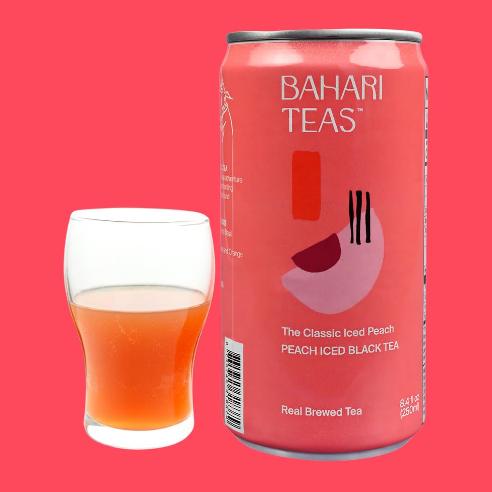 Bahari Teas Iced Tea - The Classic Peach Iced Tea