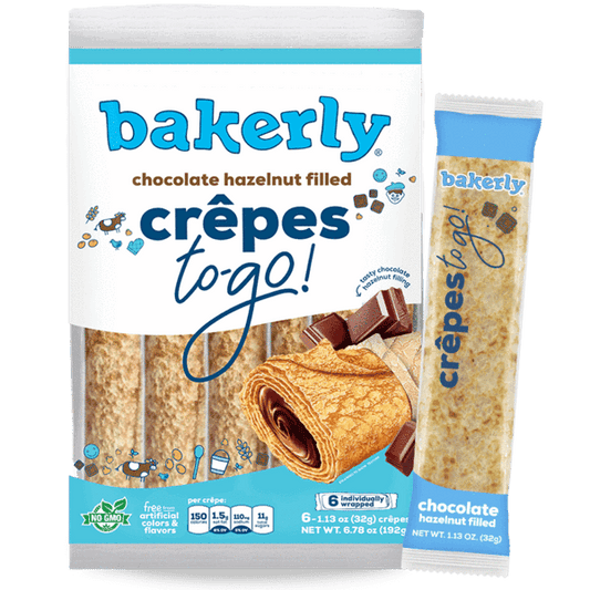 Bakerly Filled Crepes To-Go! - Chocolate Hazelnut