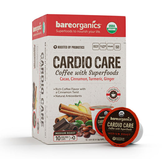BareOrganics Coffee Brew Cups - Cardio Care