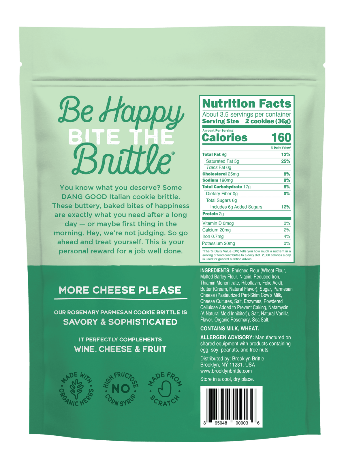 Italian Cookie Brittle BRO36ROS6