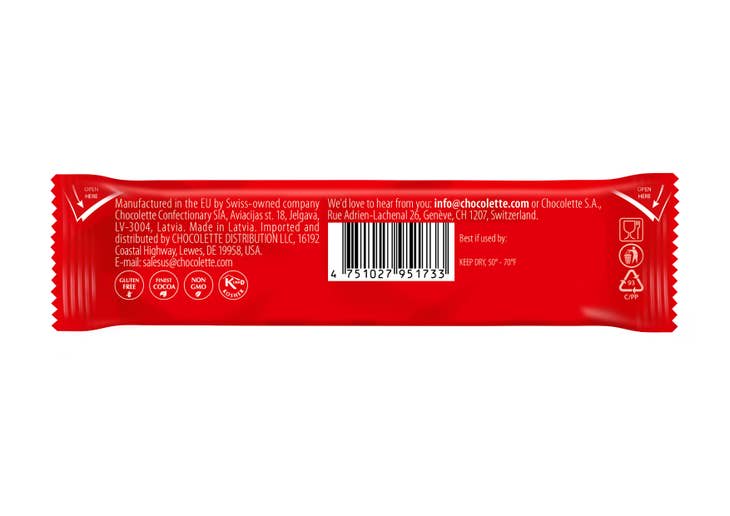 Red Dark Chocolate, No Sugar Added RED-108