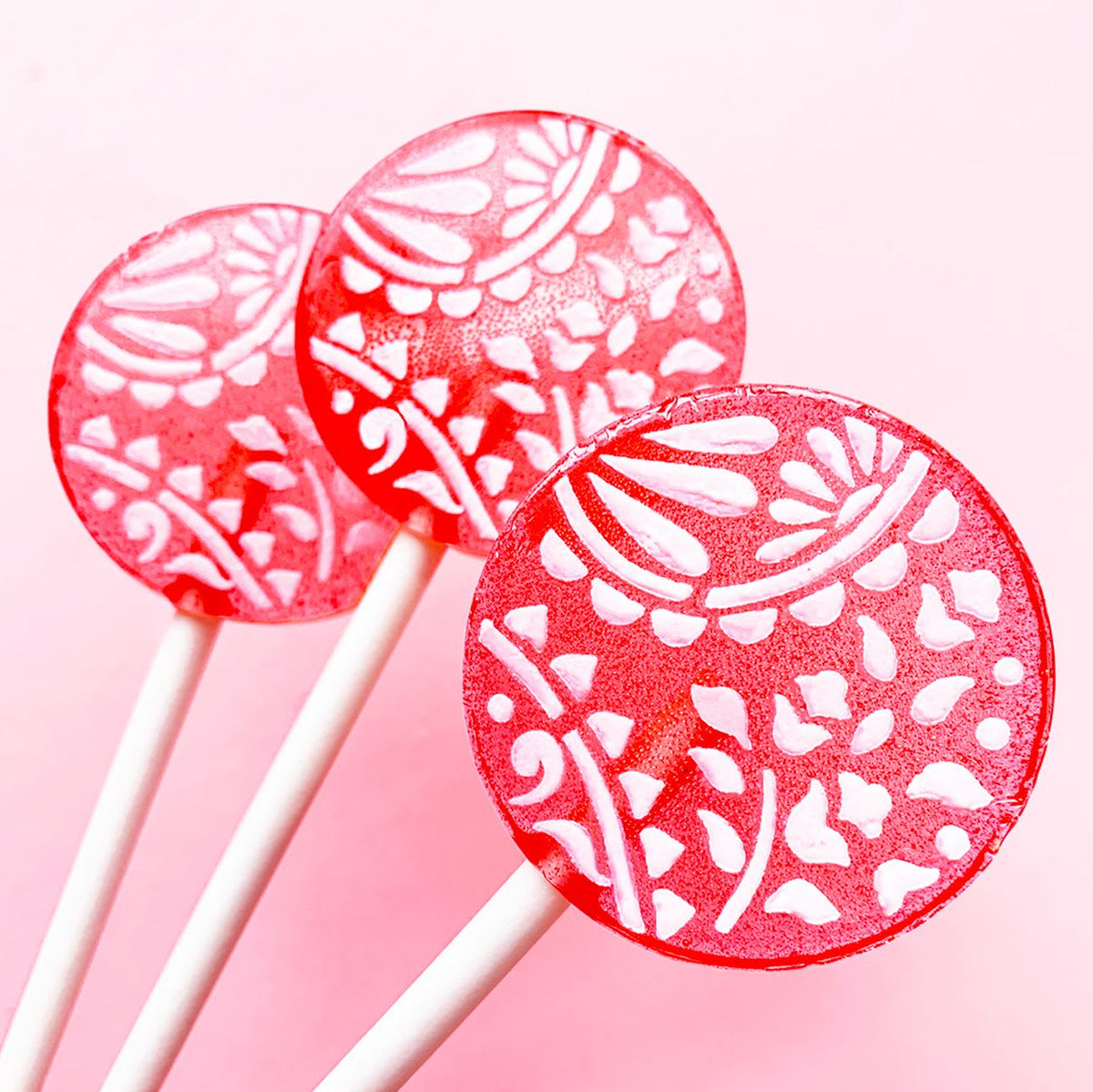 Mixed Fruit Cream Lollipops with Candied Vanilla Frosting FRUIT DESSERT MIX