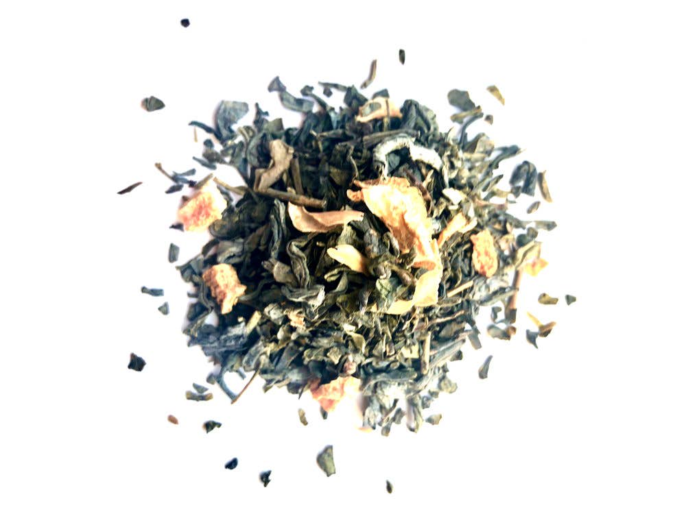 Beach House Teas 2 oz Artisan Small Batch Loose Leaf Tea - Dune Grass Green