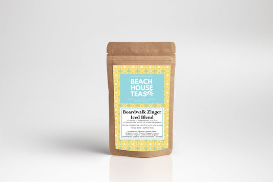 Beach House Teas Boardwalk Zinger Iced Blend - Artisan Loose Leaf Tea
