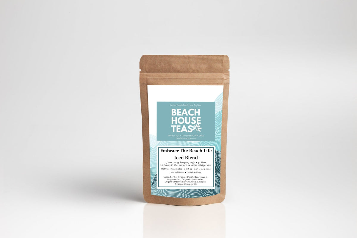 Beach House Teas Embrace the Beach Iced Blend - Artisan Loose Leaf Tea