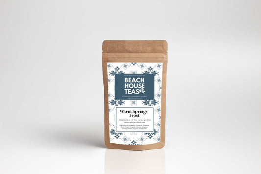 Beach House Teas Warm Springs Frost - Artisan Small Batch Loose Leaf Tea