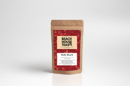 Beach House Teas Ruby Beach - Artisan Small Batch Loose Leaf Tea