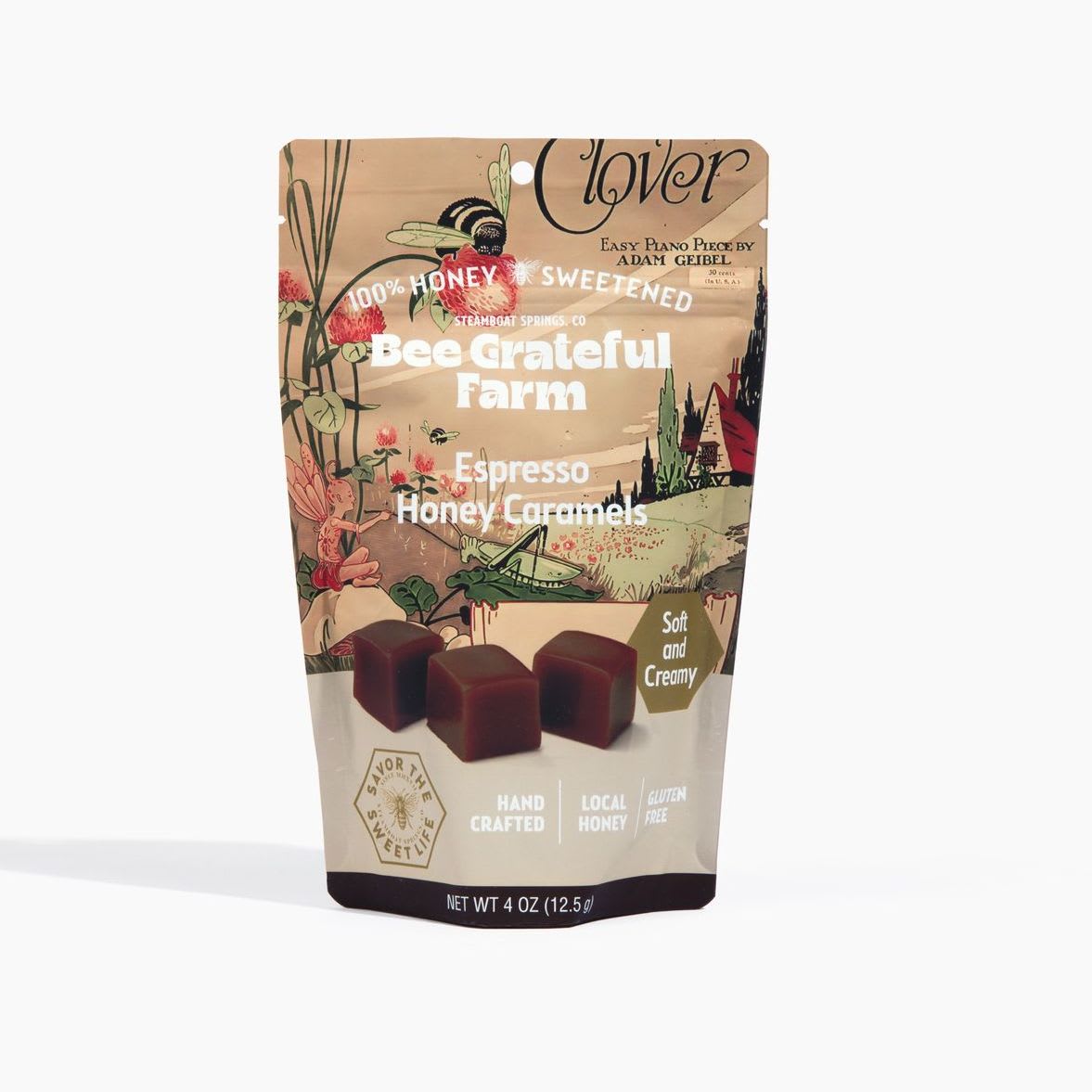 Bee Grateful Farm Bee Grateful Farm Caramel - 4 oz, Chocolate Honey