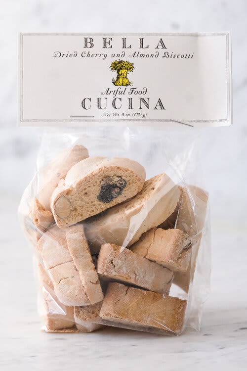 Bella Cucina Dried Cherry & Almond Biscotti Bag