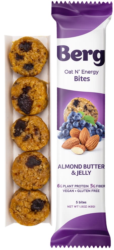 Berg Bites Oat N' Energy Berg Bites - Almond Butter & Jelly