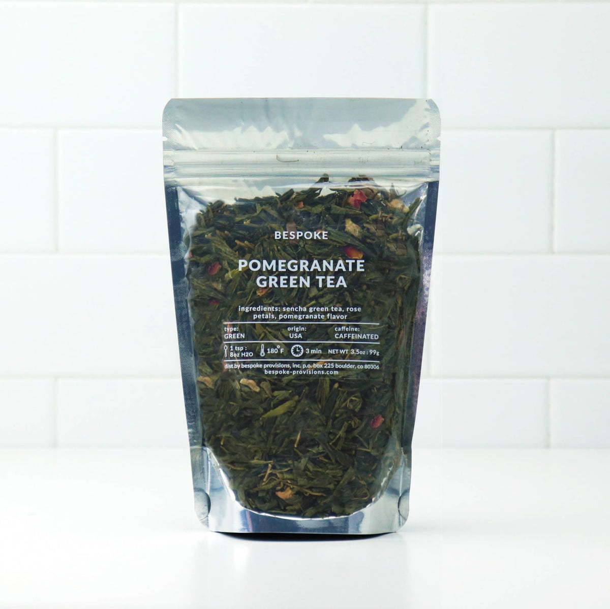 Bespoke Provisions Pomegranate Green Tea