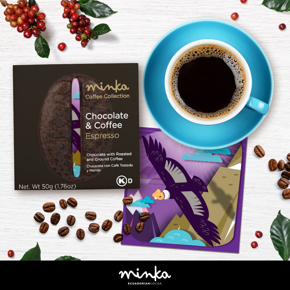 Organic Chocolate Bar - Espresso - Coffee Collection